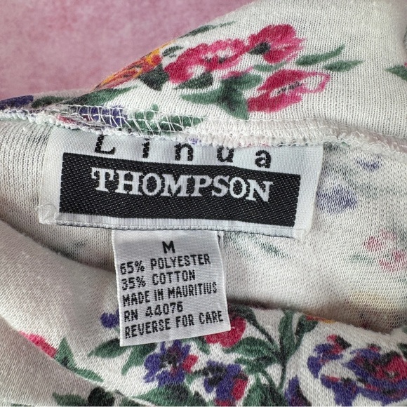 204. Bundle Women’s Floral Turtleneck Tops Long Sleeve Vintage Style M - Picture 9 of 13